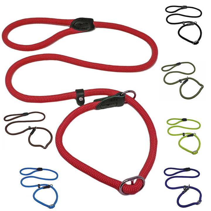 Miro & Makauri - Wholesale Pet Leash - Dog - Miro & Makauri "REGULAR GRIP" - Slip Dog Lead with Figure