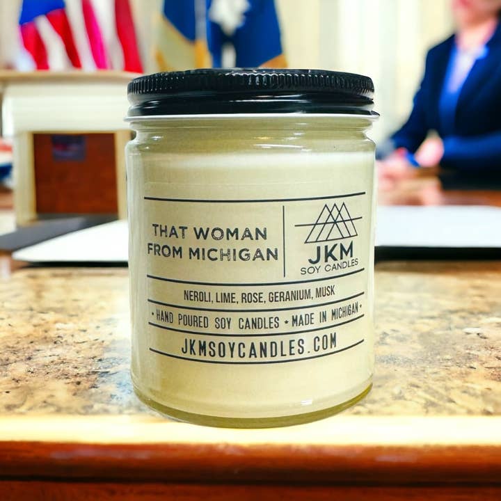 That Woman From Michigan - Michigan Collection for wholesale by JKM Soy Candles
