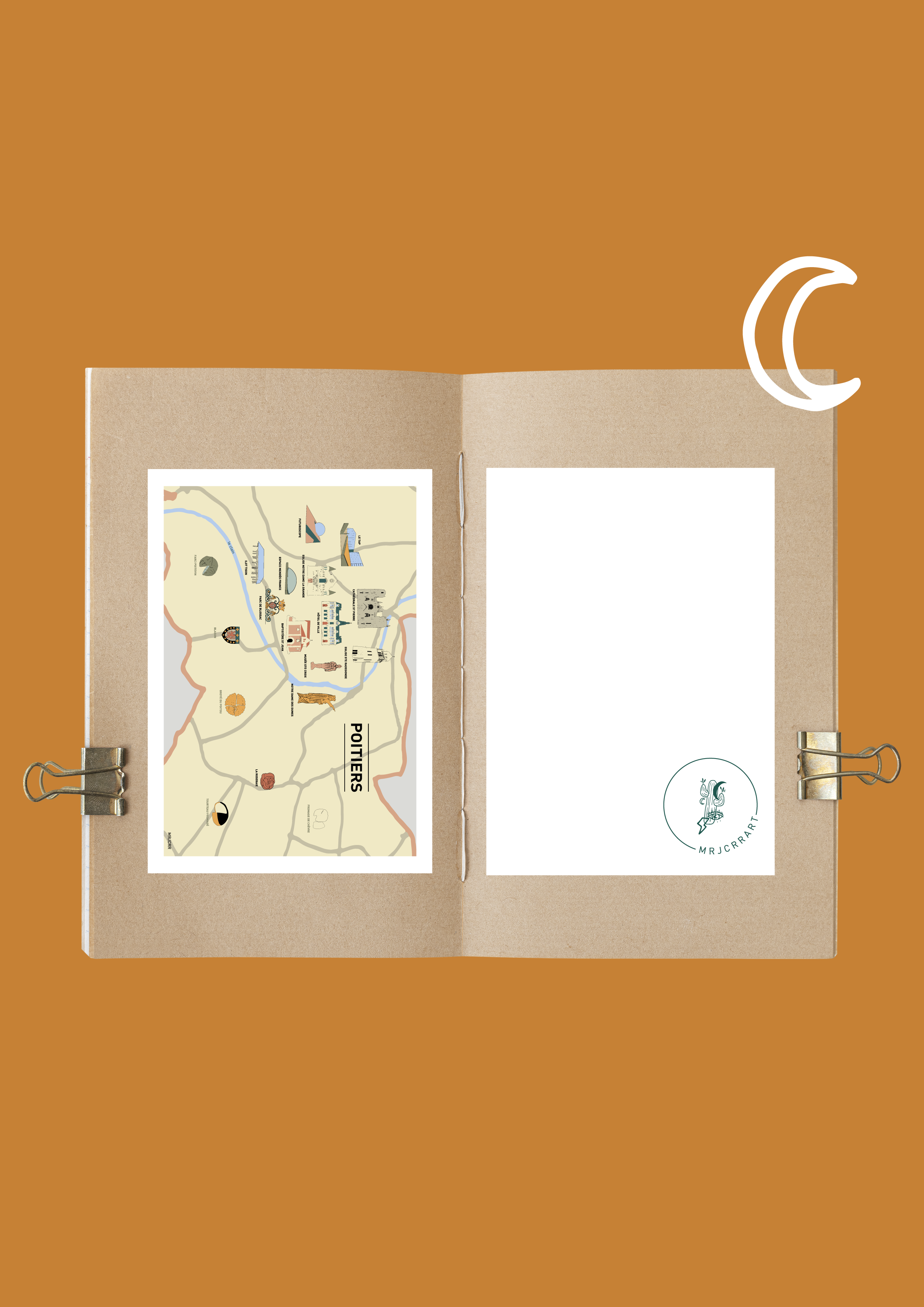 Mrjcrrart - Wholesale Postcard - In the heart of Poitiers2