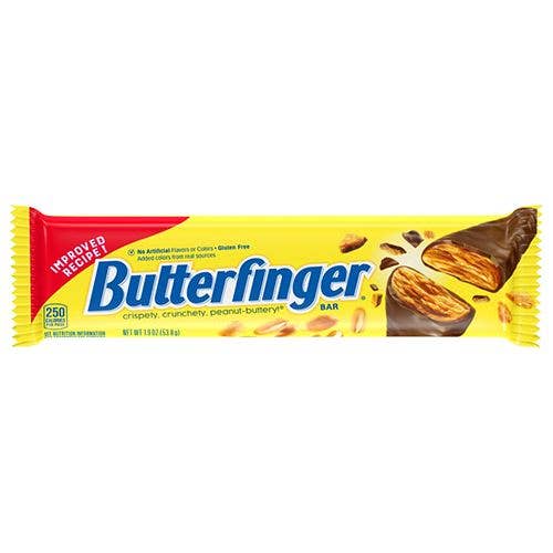 I Got Your Candy - Wholesale Chocolate Bar - Butterfinger Candy Bar 1.95oz - 36ct