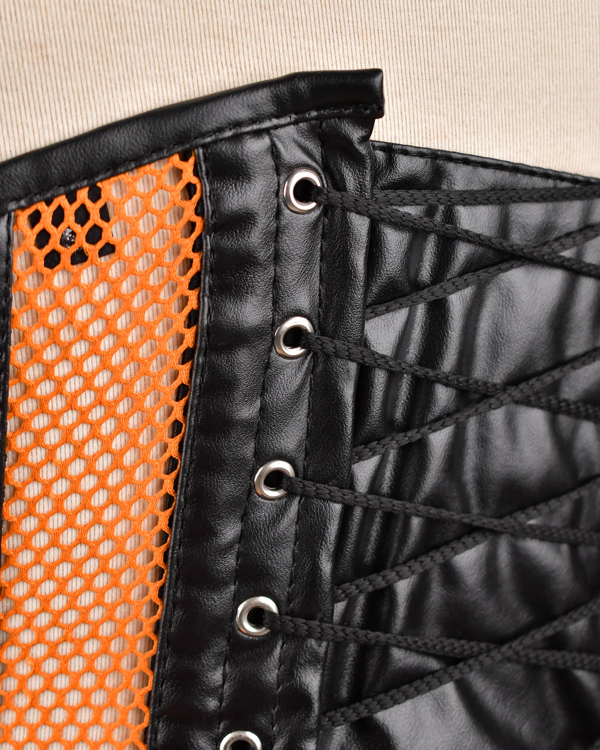 Orange Medieval Style Women Underbust Corset - Waist Shaper  for wholesale on Faire3