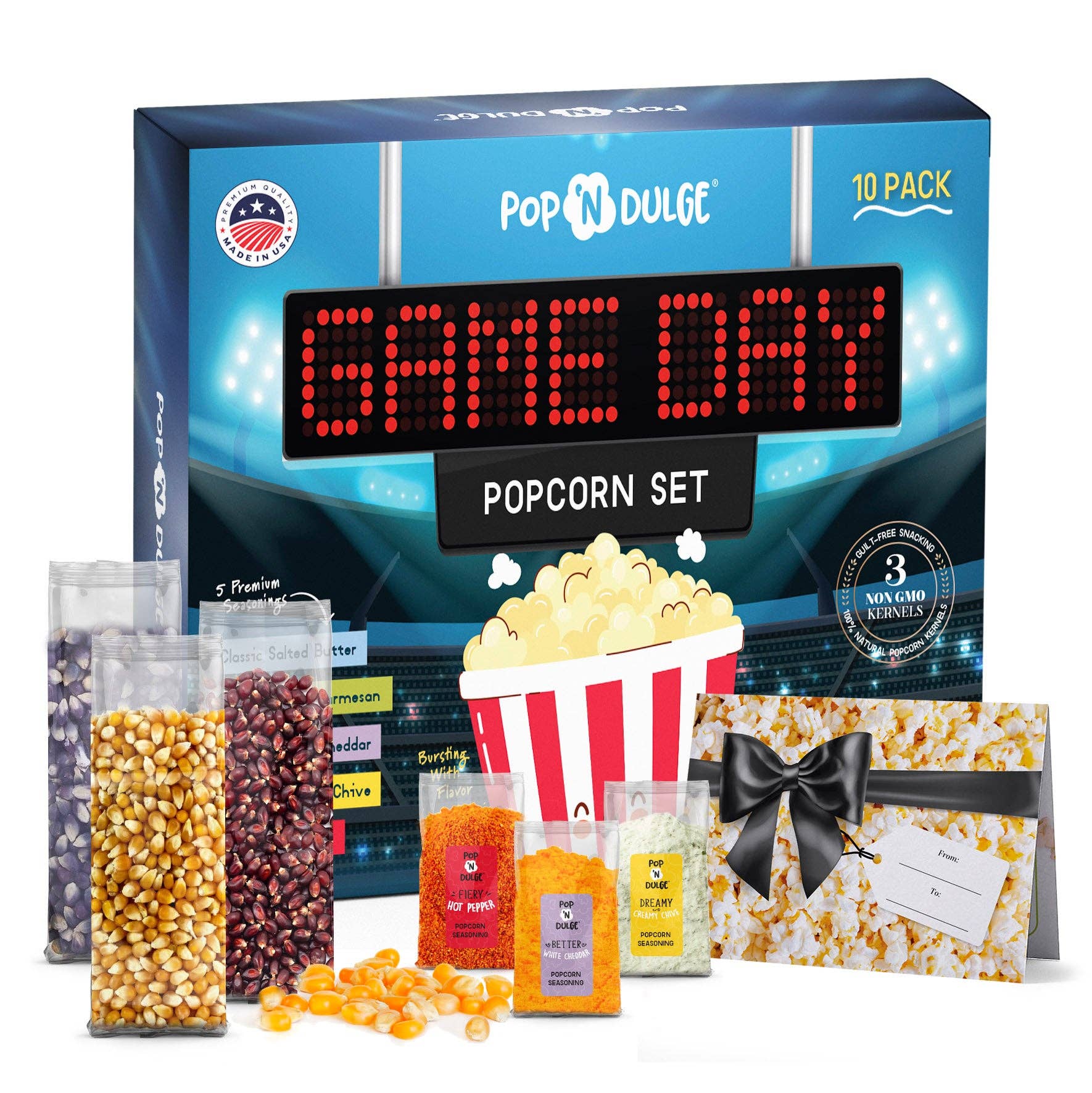 Pop 'N Dulge - Wholesale Popcorn - Game Day Gourmet Popcorn Gift Set5