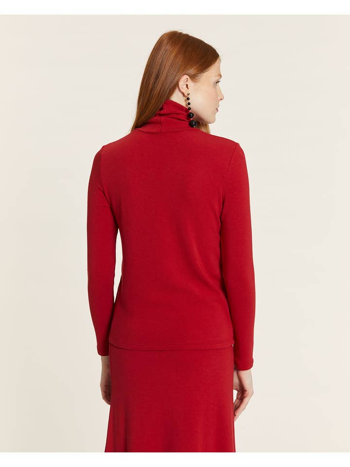 Pepaloves - Wholesale Knit Top - Women's - TOP PUNTO CUELLO CISNE ROJO3