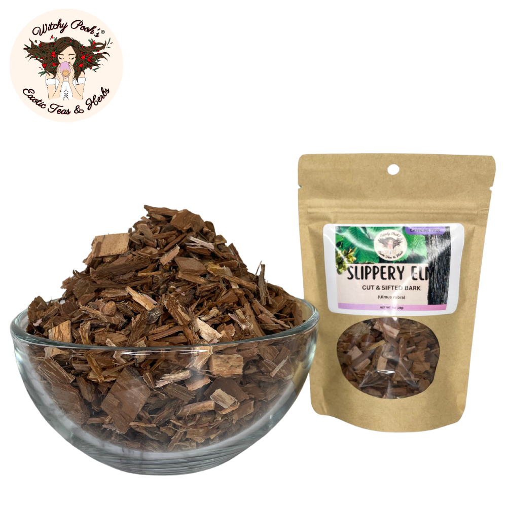 Witchy Pooh's Exotic Teas & Herbs - Wholesale Loose Tea - Witchy Pooh's Slippery Elm Tea - Cut & Sifted Bark6