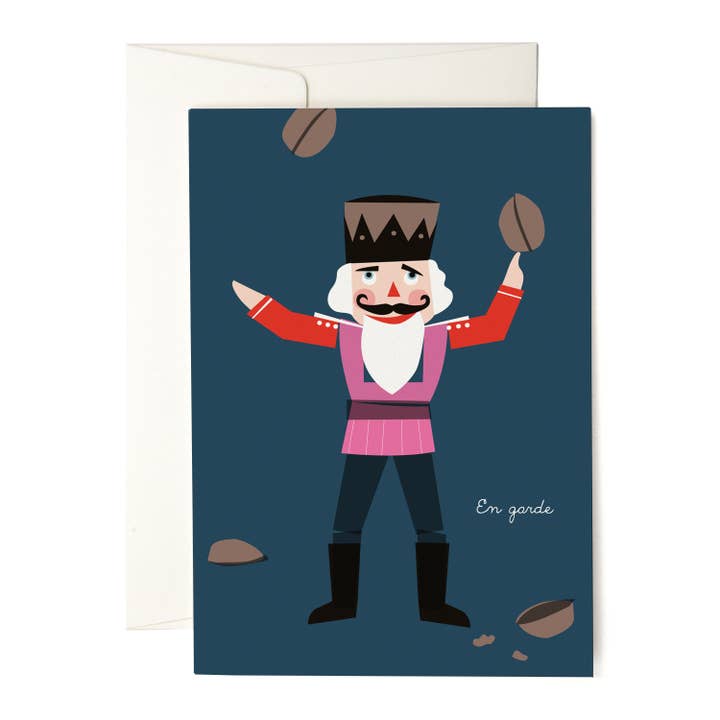 The Juggling Nutcracker Greeting Card for wholesale by pleased to meet GmbH