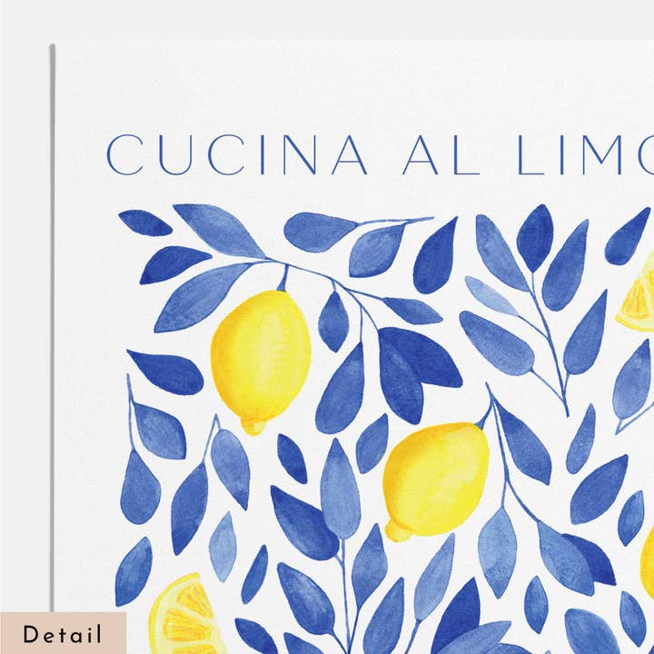 Calex Studio - Wholesale Everyday Greeting Card - Italian Lemon Kitchen - Blank Greeting Card3
