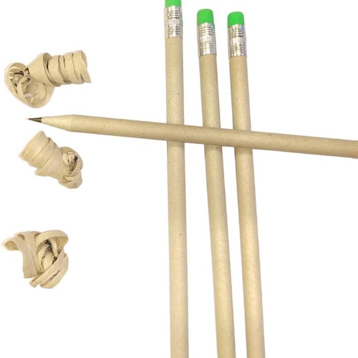 Three Leaf Products - Wholesale Pencil - 144 Ct. #2 White Paper Pencils With Eraser, 12 Boxes(1728)5