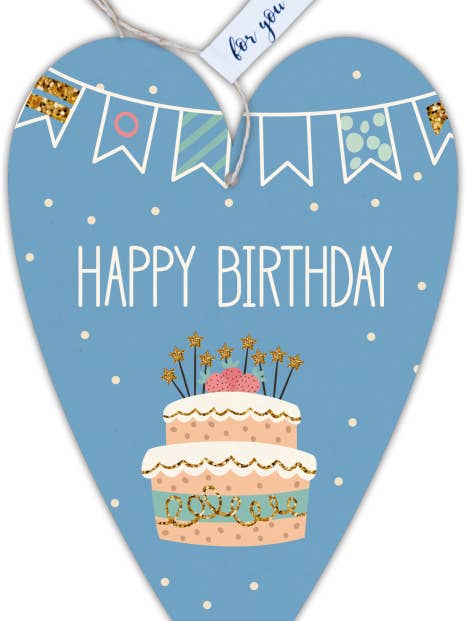 Hjertekort af vores Finn „Happy Birthday“ for engroshandel hos Gespänsterwald