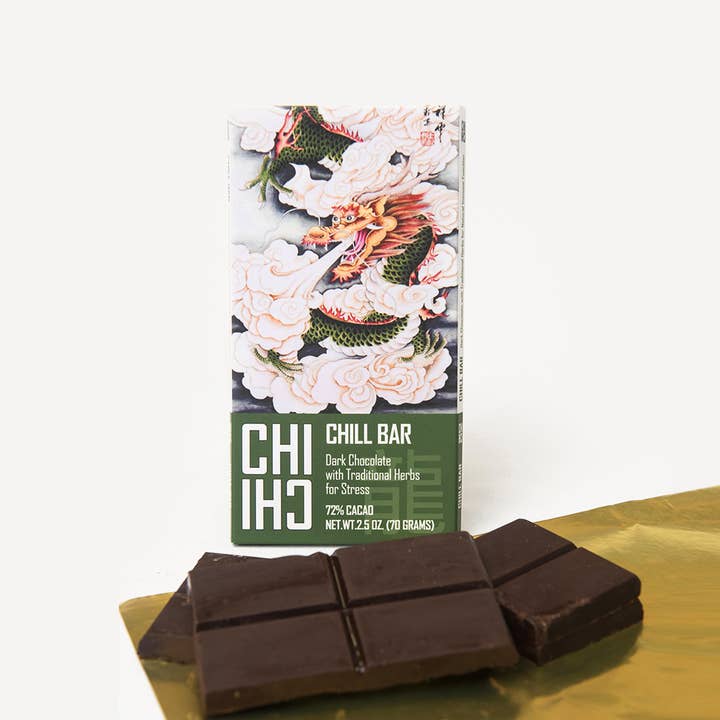 ChiChi Chocolate - Wholesale Chocolate Bar - CHILL Bar: Vegan Herbal Chocolate Bar1