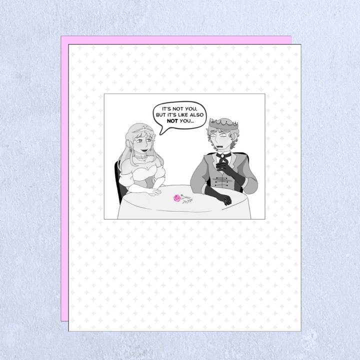 PRINCESA - cartão de separação Gen Z cultura pop divórcio amizade por atacado de Hero Of The Story