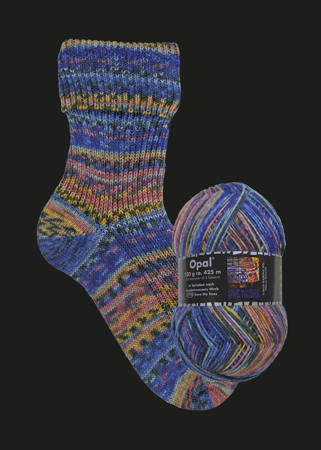 SCHULANA - Wholesale Yarn - OPAL sock yarn after Hundertwasser 4-ply25