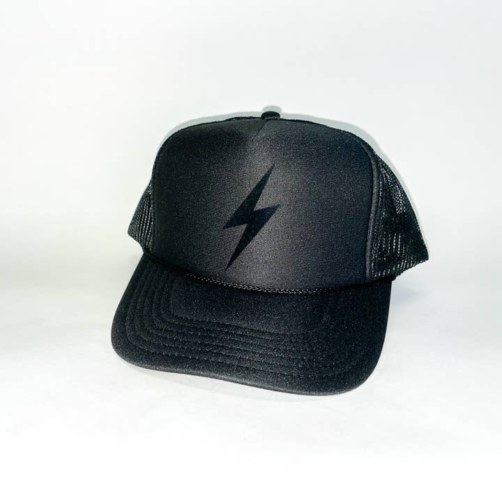 Lightning Bolt Trucker Hat for wholesale by N.B. GOODS