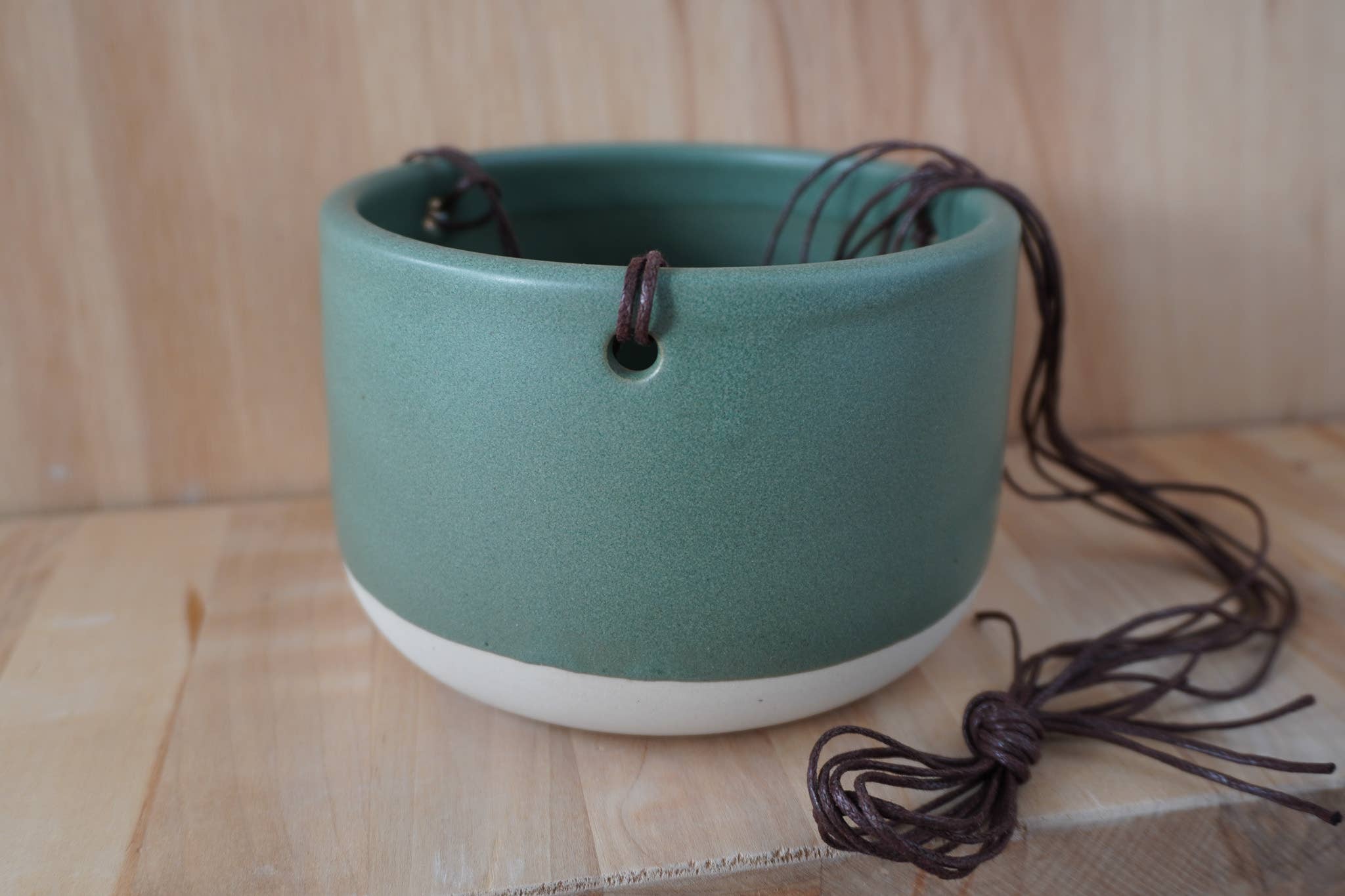 Shelby Page Ceramics - Wholesale Hanging Planter - Hanging Planter - Core Glazes3