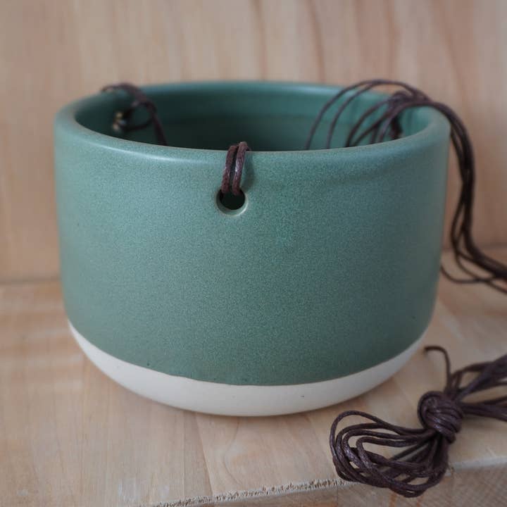 Shelby Page Ceramics - Wholesale Hanging Planter - Hanging Planter - Core Glazes3