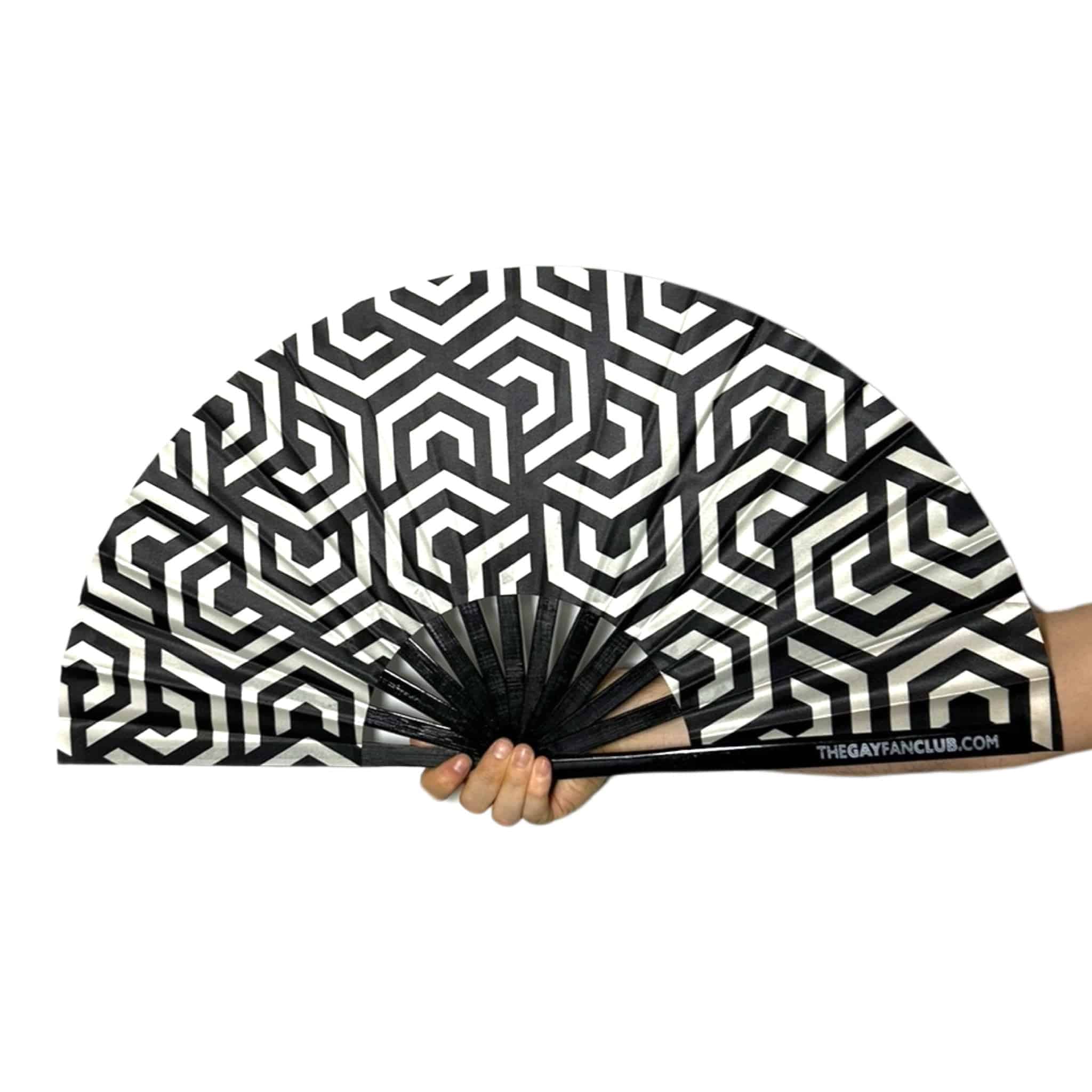 The Gay Fan Club - Wholesale Handheld Folding Fan - Dimension Fan2