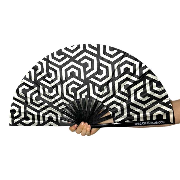 The Gay Fan Club - Wholesale Handheld Folding Fan - Dimension Fan2