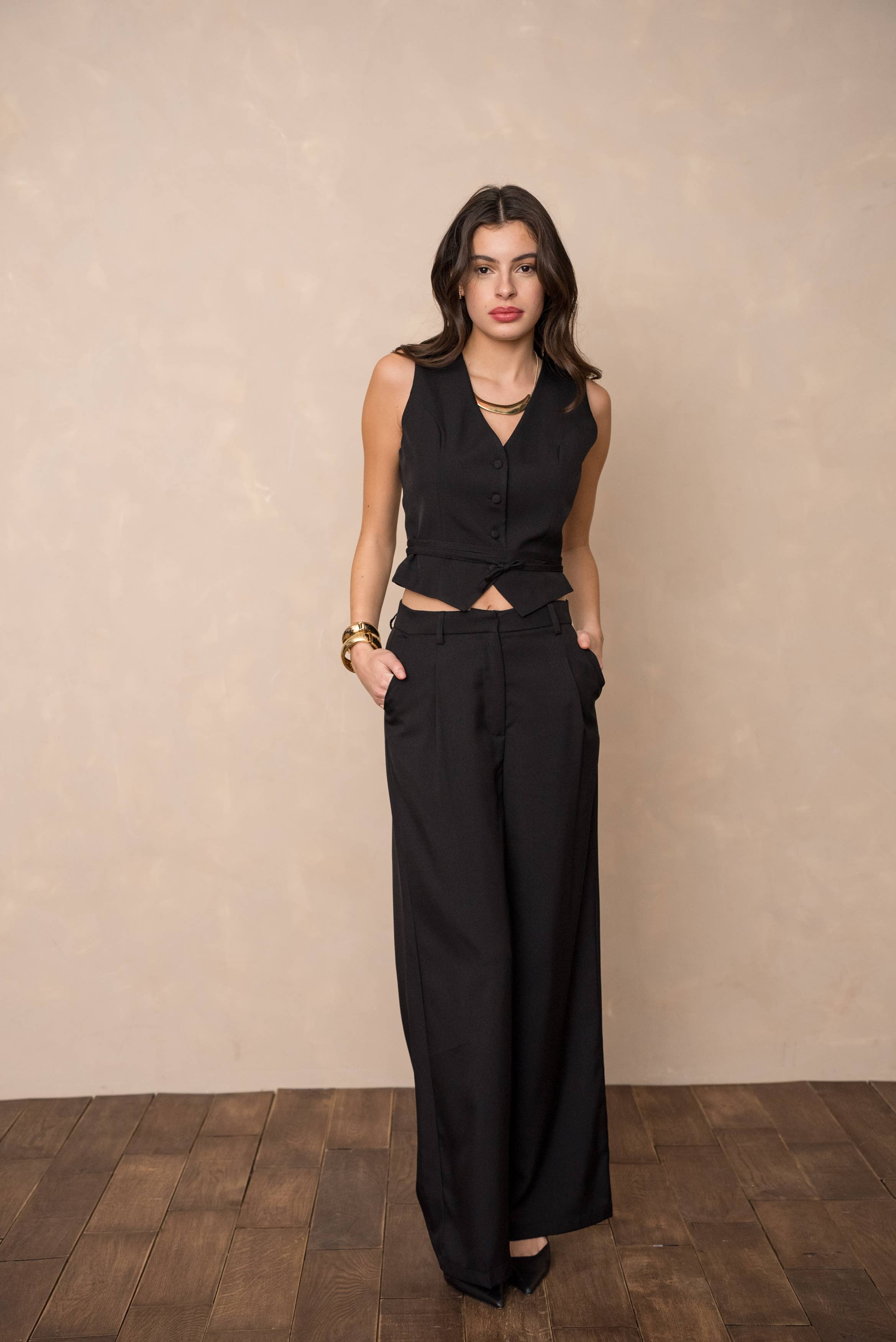 LULUMARY – wholesale Kostymväst – Dam – Väst med dragsko GL0161