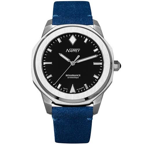 Nappey - Wholesale Watch Band/Strap - Women's - Nappey Blue Silver Suede Strap 115 X 94 X 7331