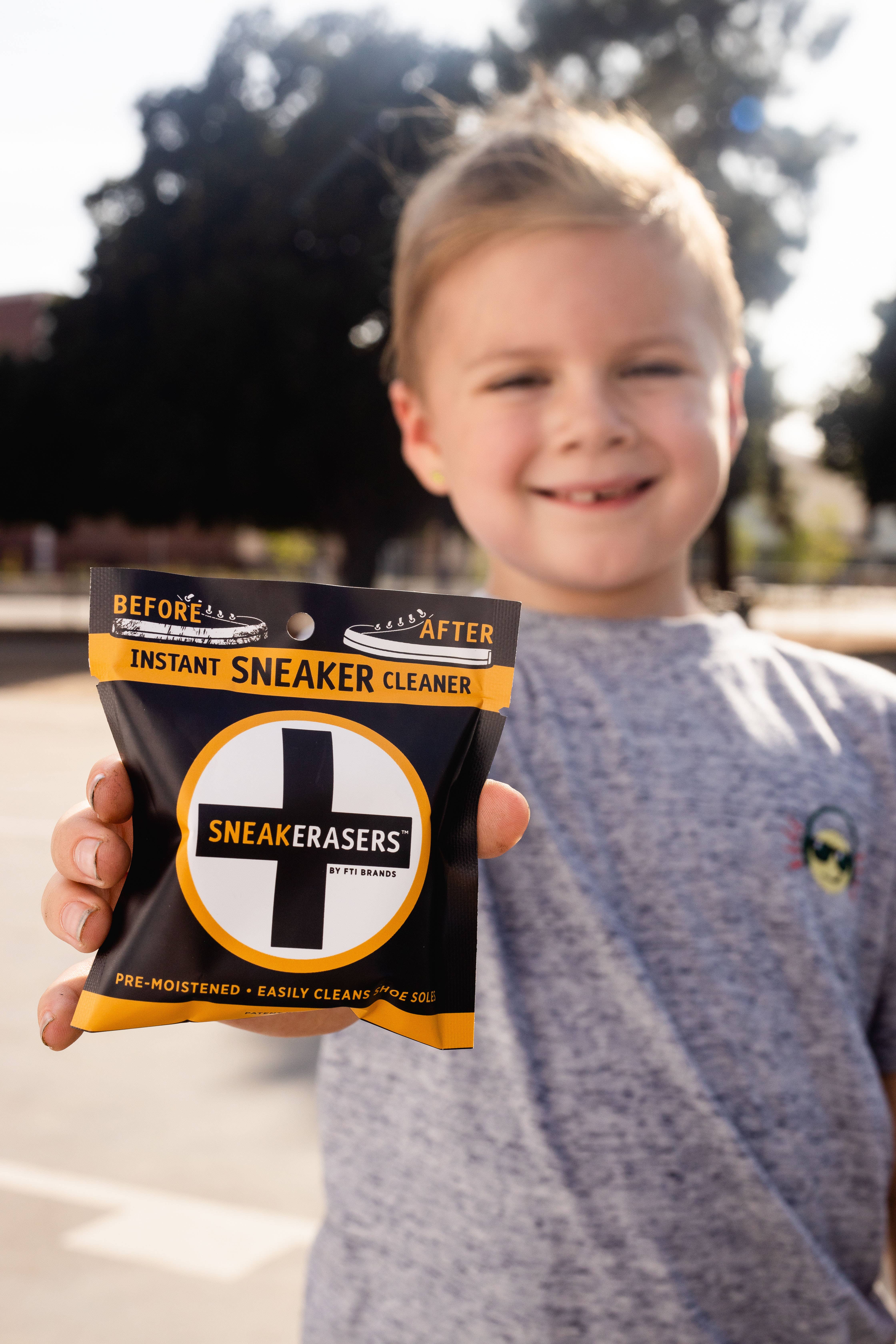 SneakERASERS - Venta al por mayor Betunes de calzado - SneakERASERS, Limpiador instantáneo de zapatillas prehumedecido 1 unidad8