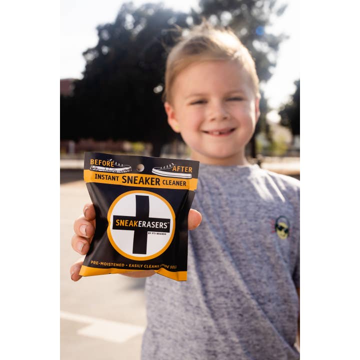 SneakERASERS - Wholesale Shoe Polish - SneakERASERS, Pre-Moistened Instant Sneaker Cleaner 1ct8