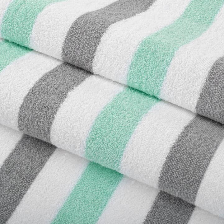 Arkwright Home - Wholesale Beach Towel - Cabo Cabana Striped Beach Towels 12