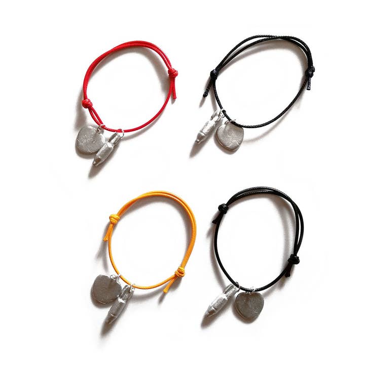 Waxed Cord Bracelet per la vendita all'ingrosso da parte di No War Factory s.r.l.