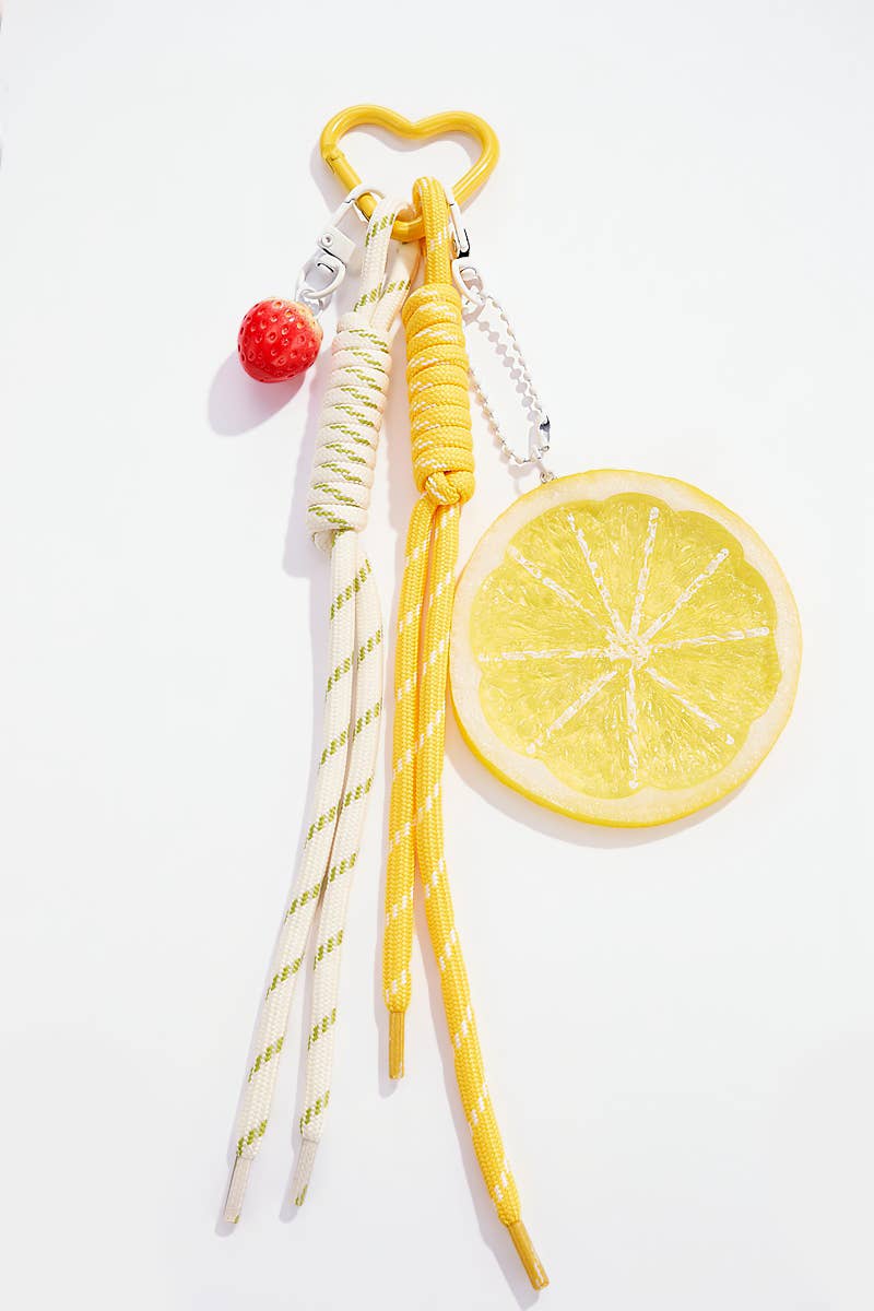 BYREN | ÉLINE L'ATELIER - Wholesale Purse/Bag Accessory - Women's - Fruits Bag Charm and Keychain PC171