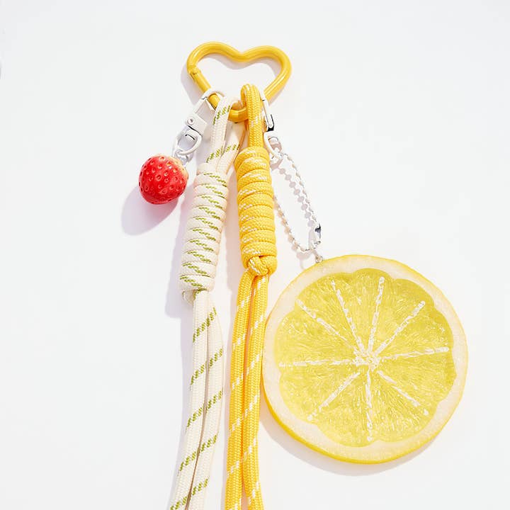 BYREN | ÉLINE L'ATELIER - Wholesale Purse/bag accessory – Women’s - Fruits Bag Charm and Keychain PC171