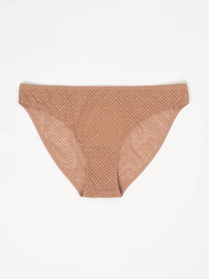 Betty Bikini Brief | Bronze for wholesale by Else Lingerie