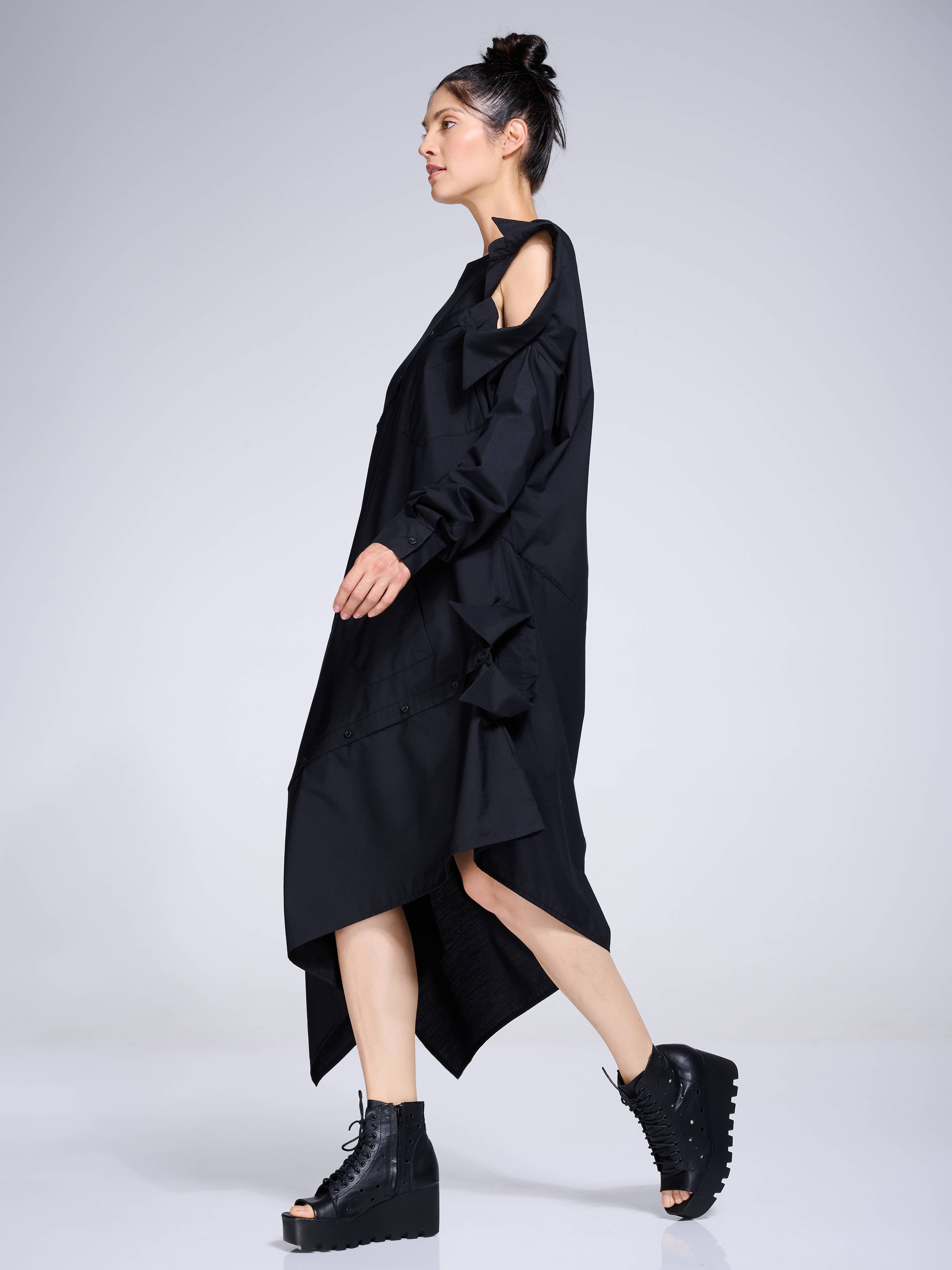 Metamorphoza - Wholesale Dress - Women's - Futuristic Shirt Dress1