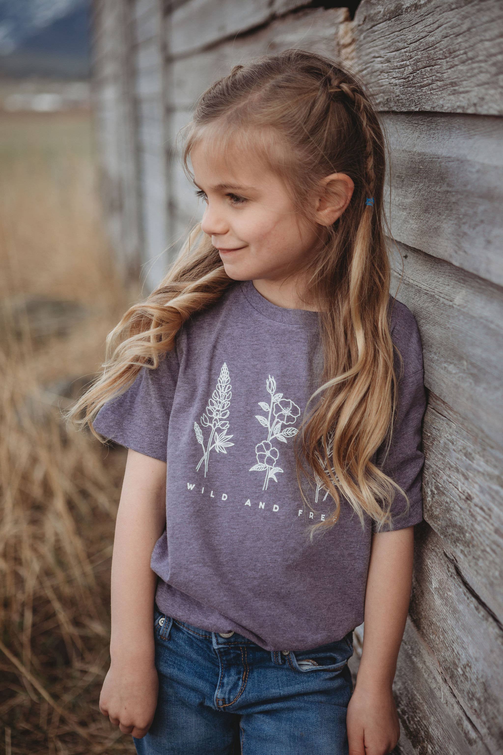 Made of Mountains - Wholesale Screen Printed T-Shirt - Kids - Wild and Free Toddler Tee
