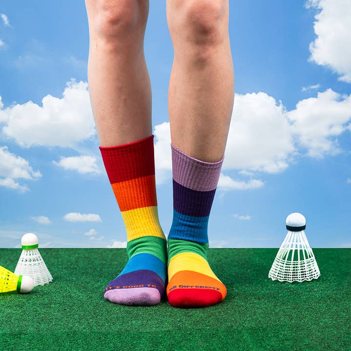 Friday Sock Co. - Wholesale Socks – Women's - Women's Love is Love Athletic Socks 1