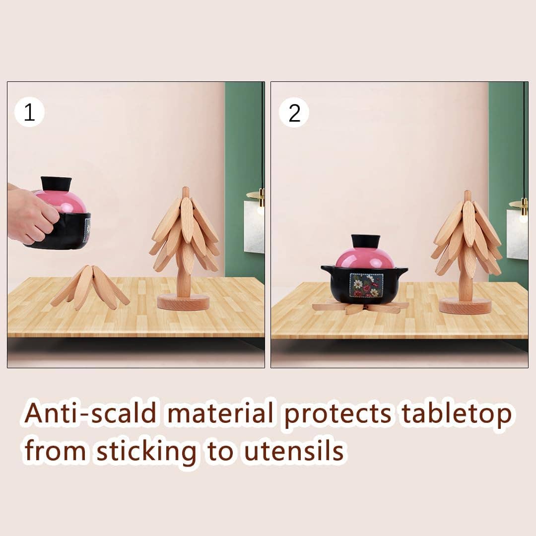 VIGOR - Wholesale Serviesset - Vouwbare hittebestendige onderzetters voor keuken en tafel (10 sets)7