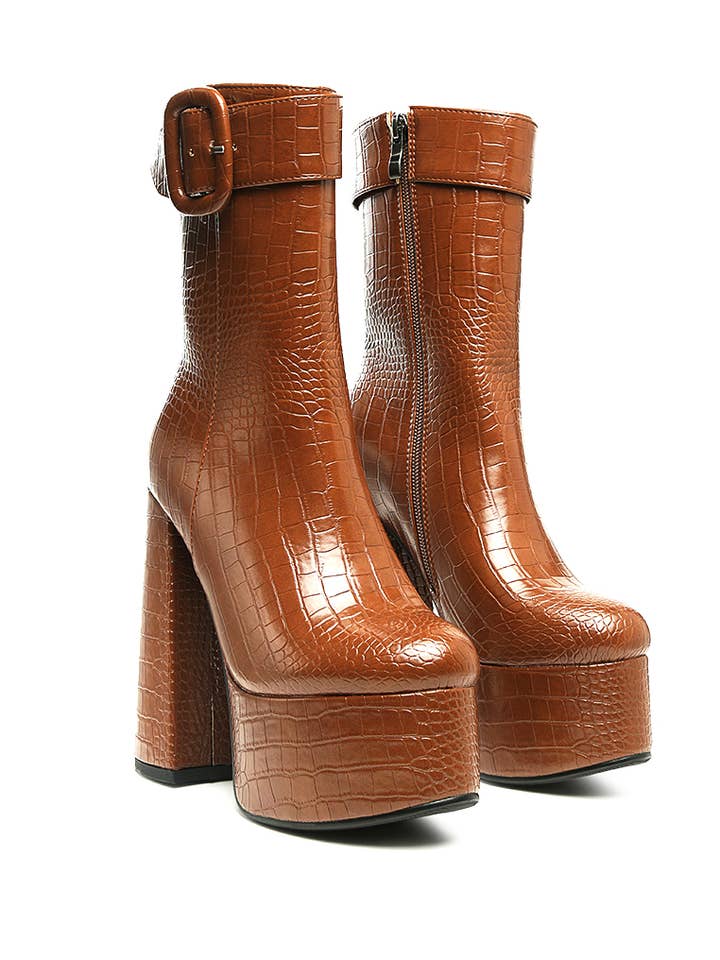 Bumpy Platform Bootie for wholesale by Rag Company