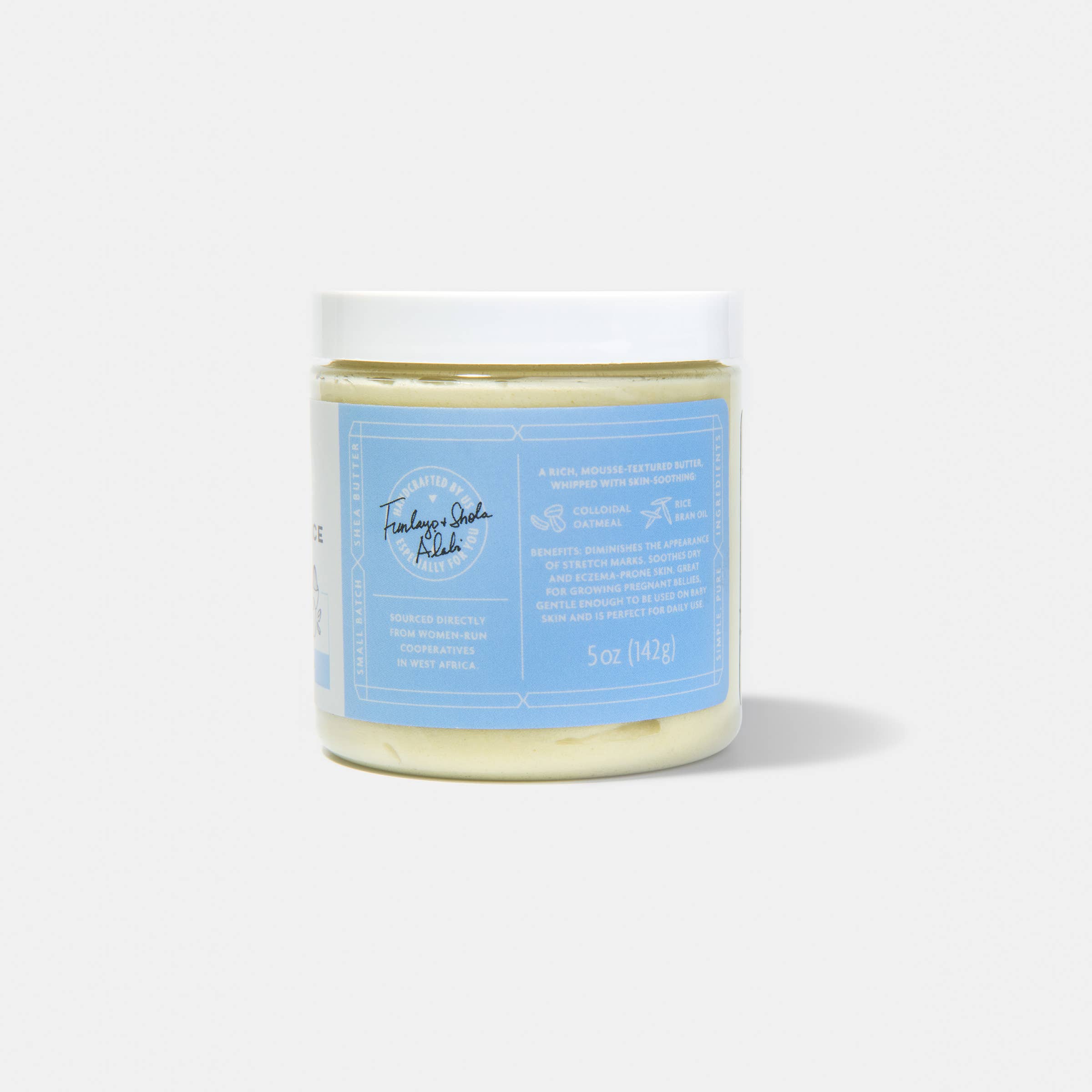 Shea Radiance - Wholesale Body Balm/Butter - Whipped Body Butter with Oats Small Unscented1