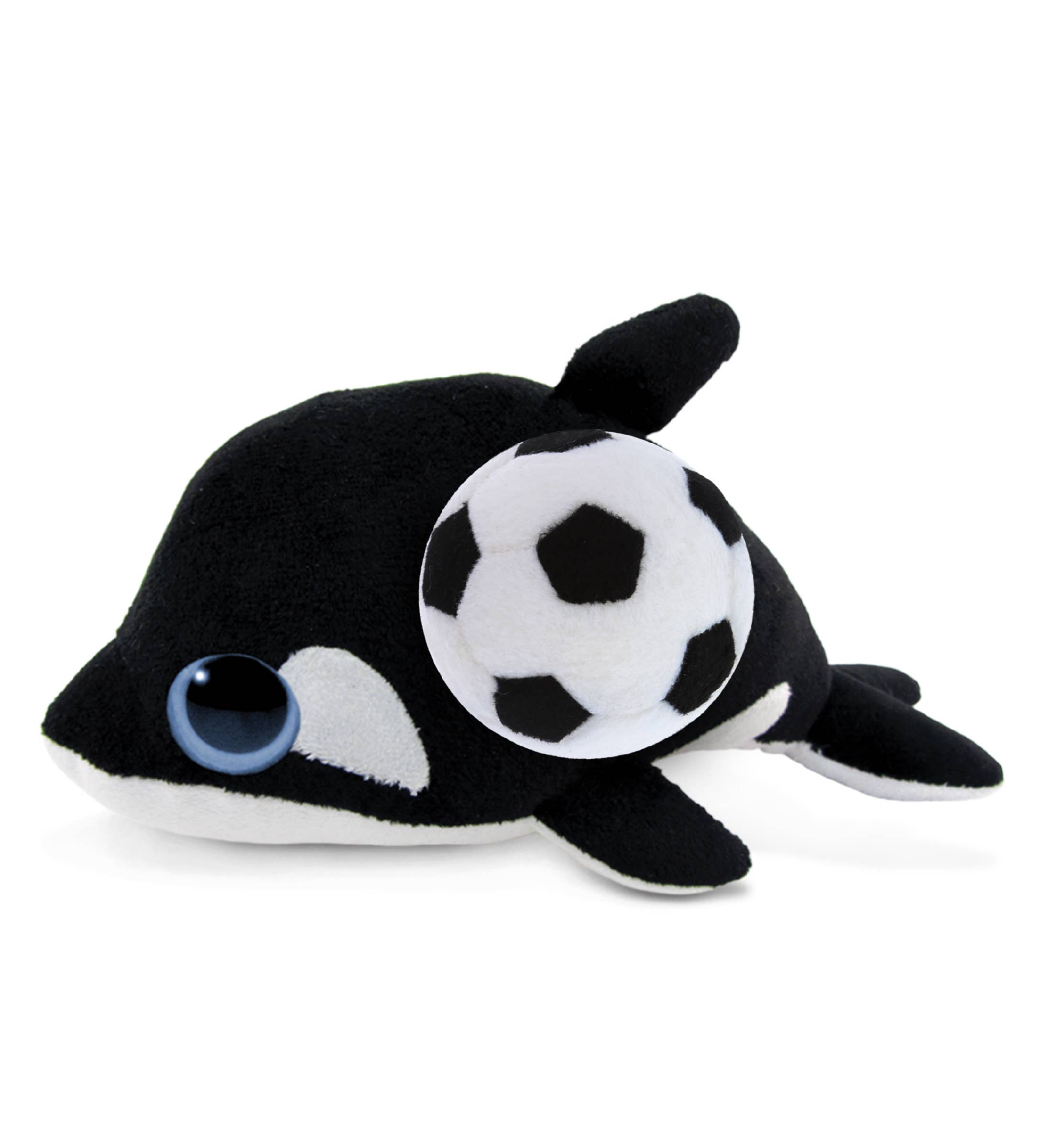Cota Global - Wholesale Stuffed/Plush Toy - Kids & Baby - Plush Soccer Ball - Big Eye 6" Plush - Killer Whale0
