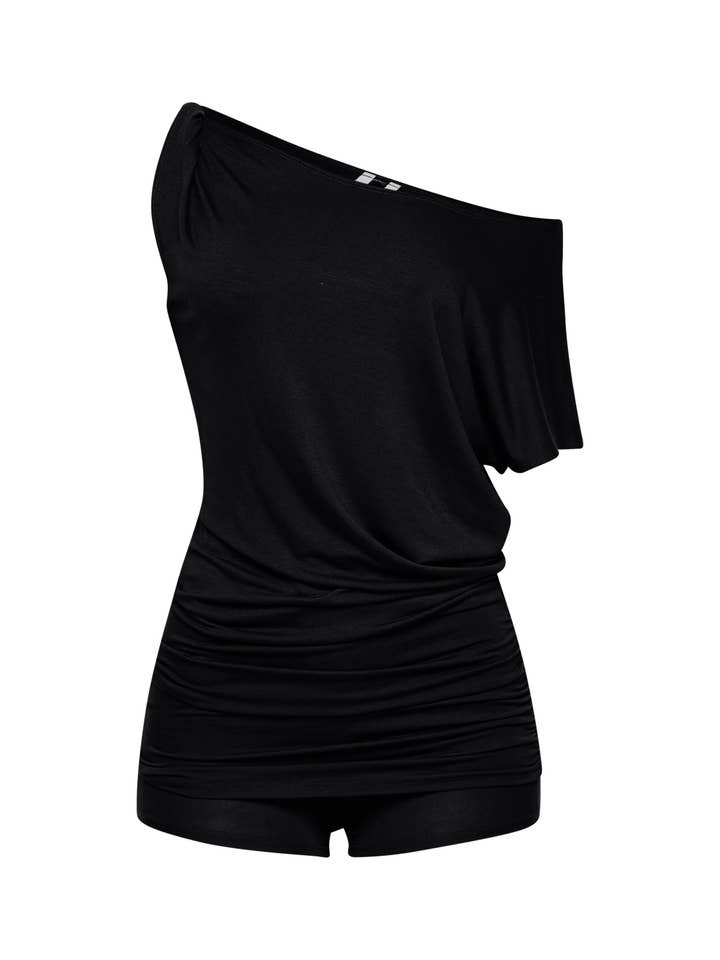 K Too - Wholesale Top & Short Set (NOT Loungewear) - Women's - Off shoulder top & shorts set