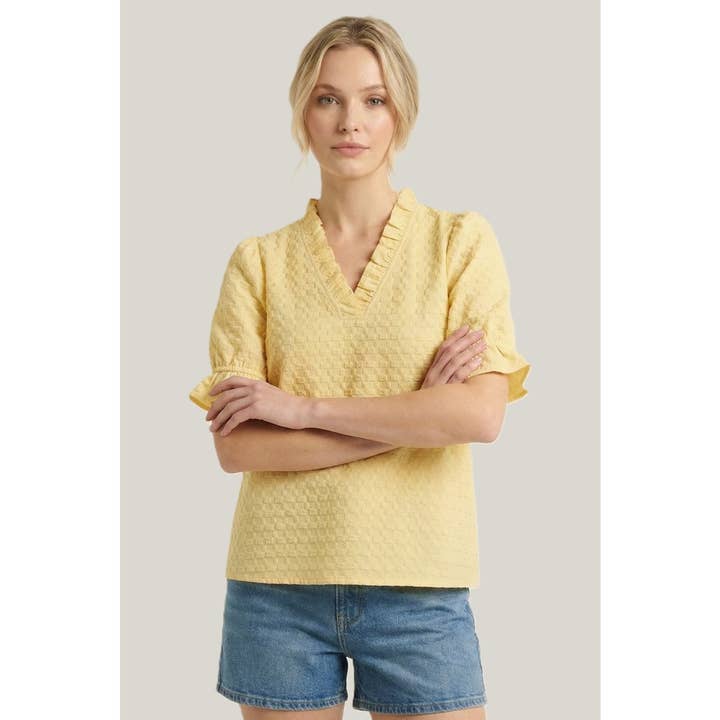 TOP DE SEERSUCKER QUADRADO por atacado de STACCATO