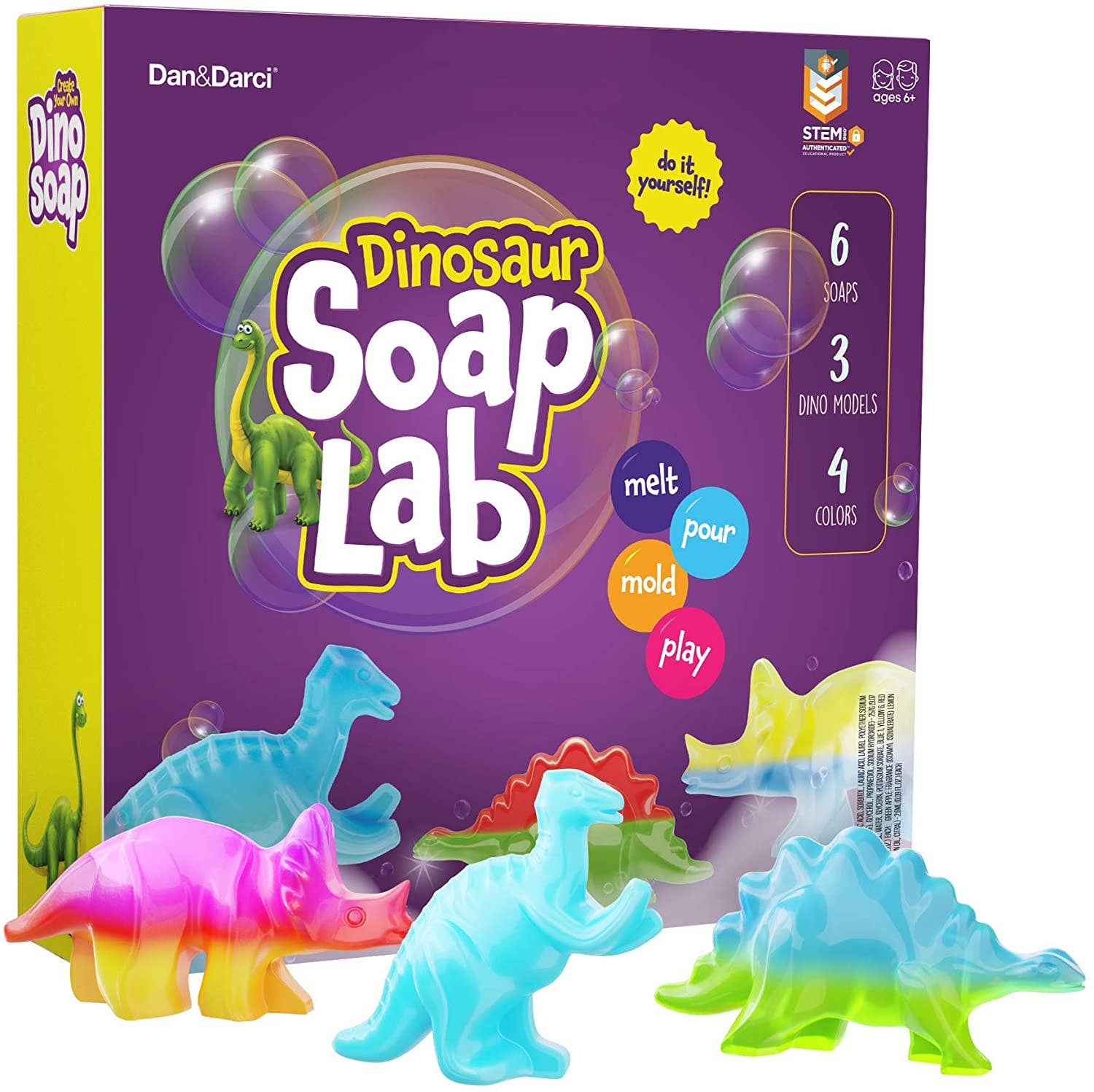 Dan&Darci - Wholesale DIY Craft Kit - Kids - Create Your Own Dino Soap1