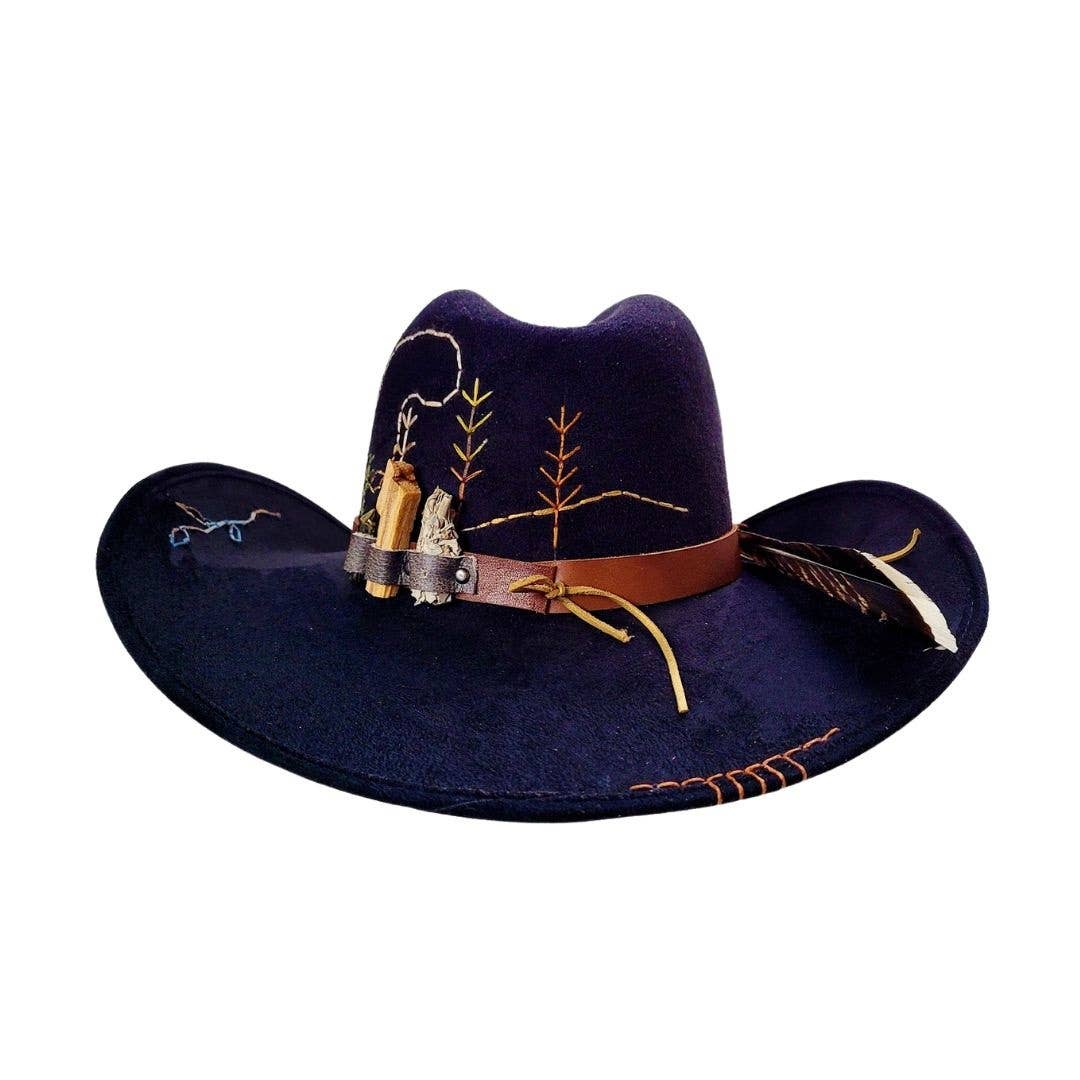 Noir Page Chapeau de Cowboy Couronne en vente sur Faire2