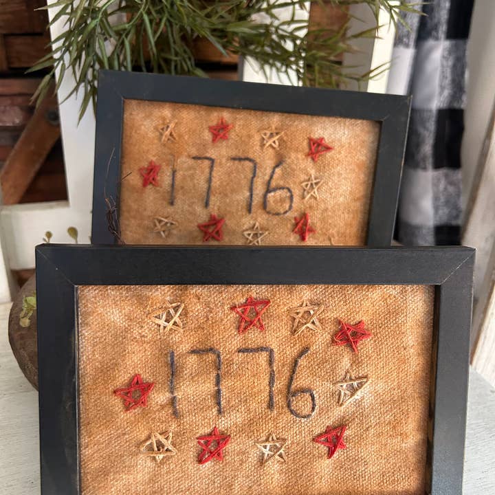 Marquoir Americana primitif fait main 1776 pour la vente par Colonial House Primitives