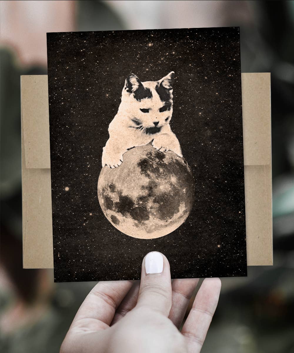 The Galek Sea - Wholesale Everyday Greeting Card - Mooncat 2 Card1