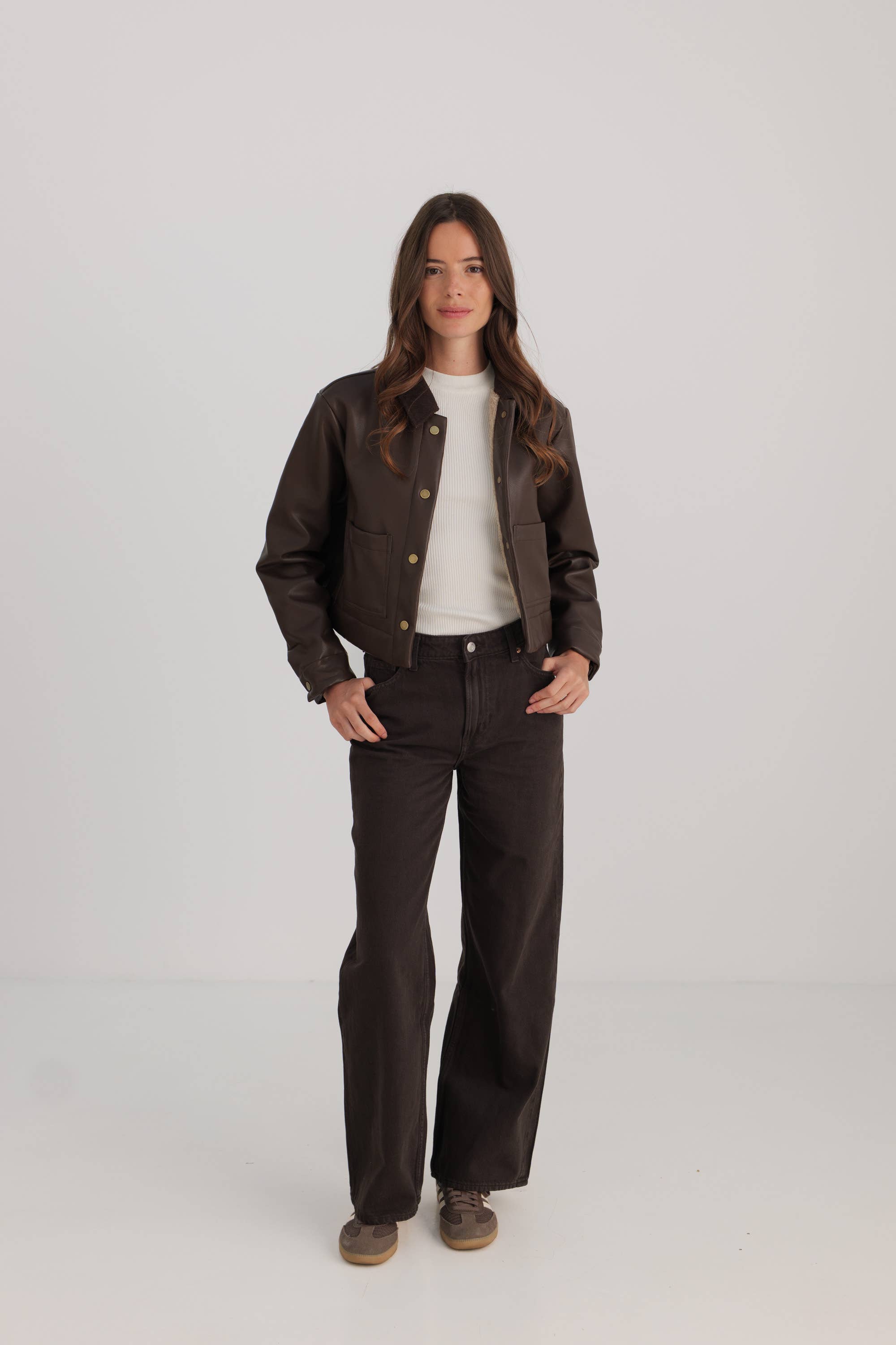 Brown MAGNOLIA Jacket 1007 for wholesale on Faire4