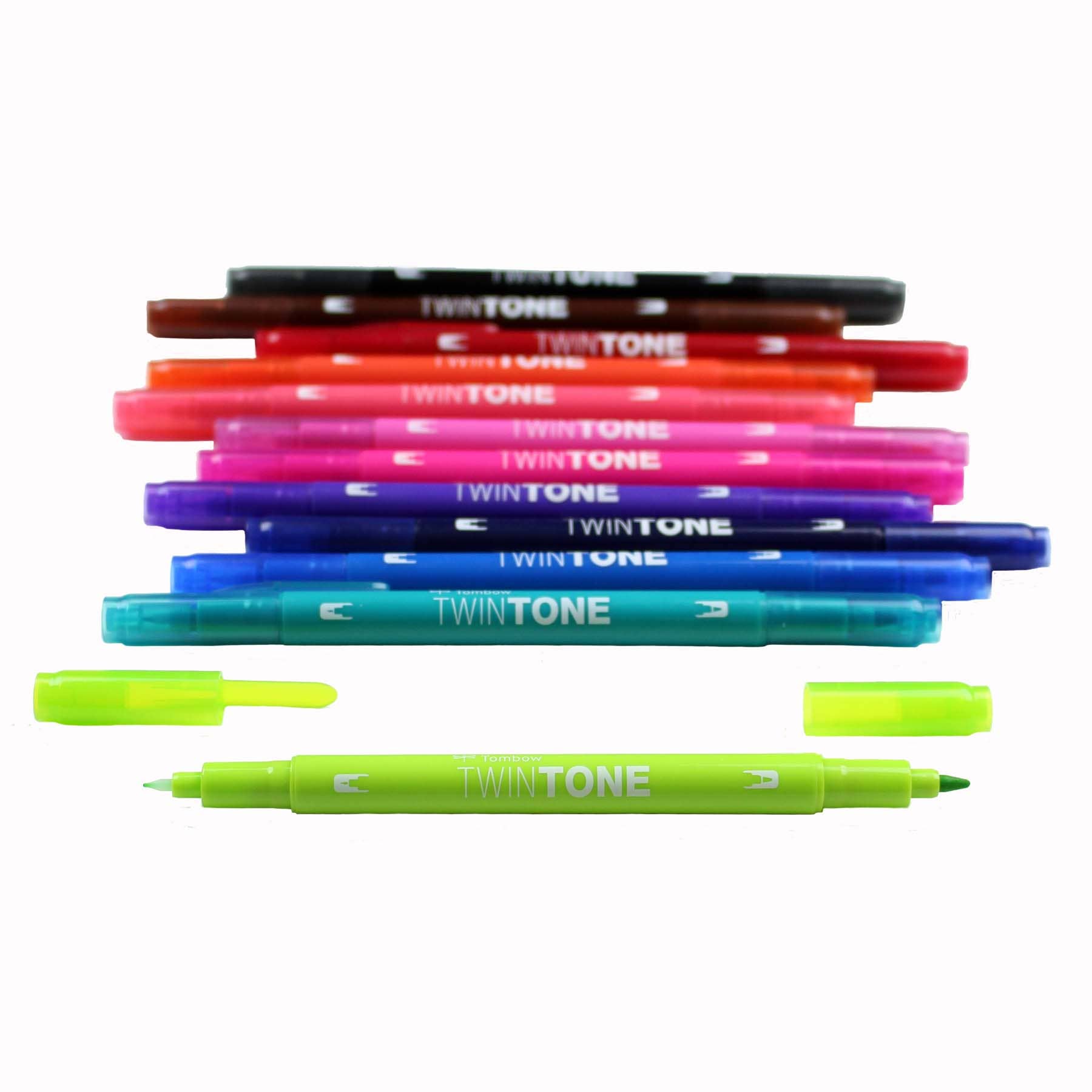 Tombow - Wholesale Marker - TwinTone Marker Set: Bright - 12-Pack4