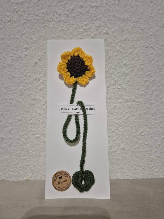 Marcador de girasol para venta al por mayor de Zehra - L'Art du crochet