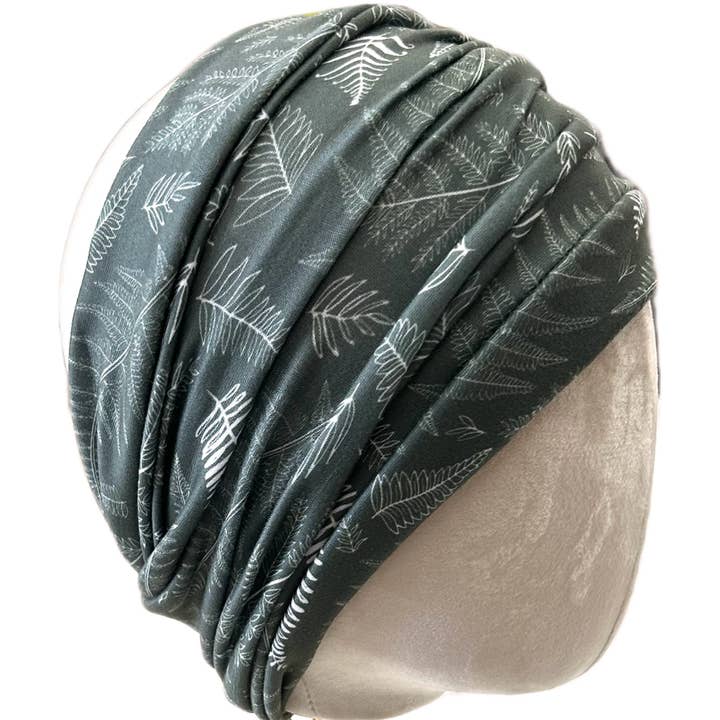 Feel the Fern Boho Buff for wholesale by The Sassy Olive Handmade Headbands