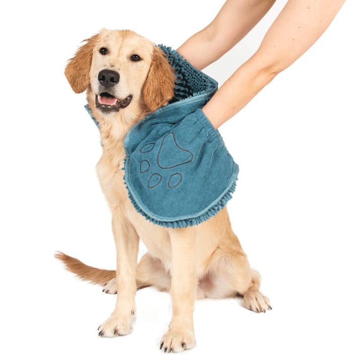 King Wholesale Pet Goods - Wholesale Pet Towel - Dog - DGS Dirty Dog Shammy Towel Pacific Blue1