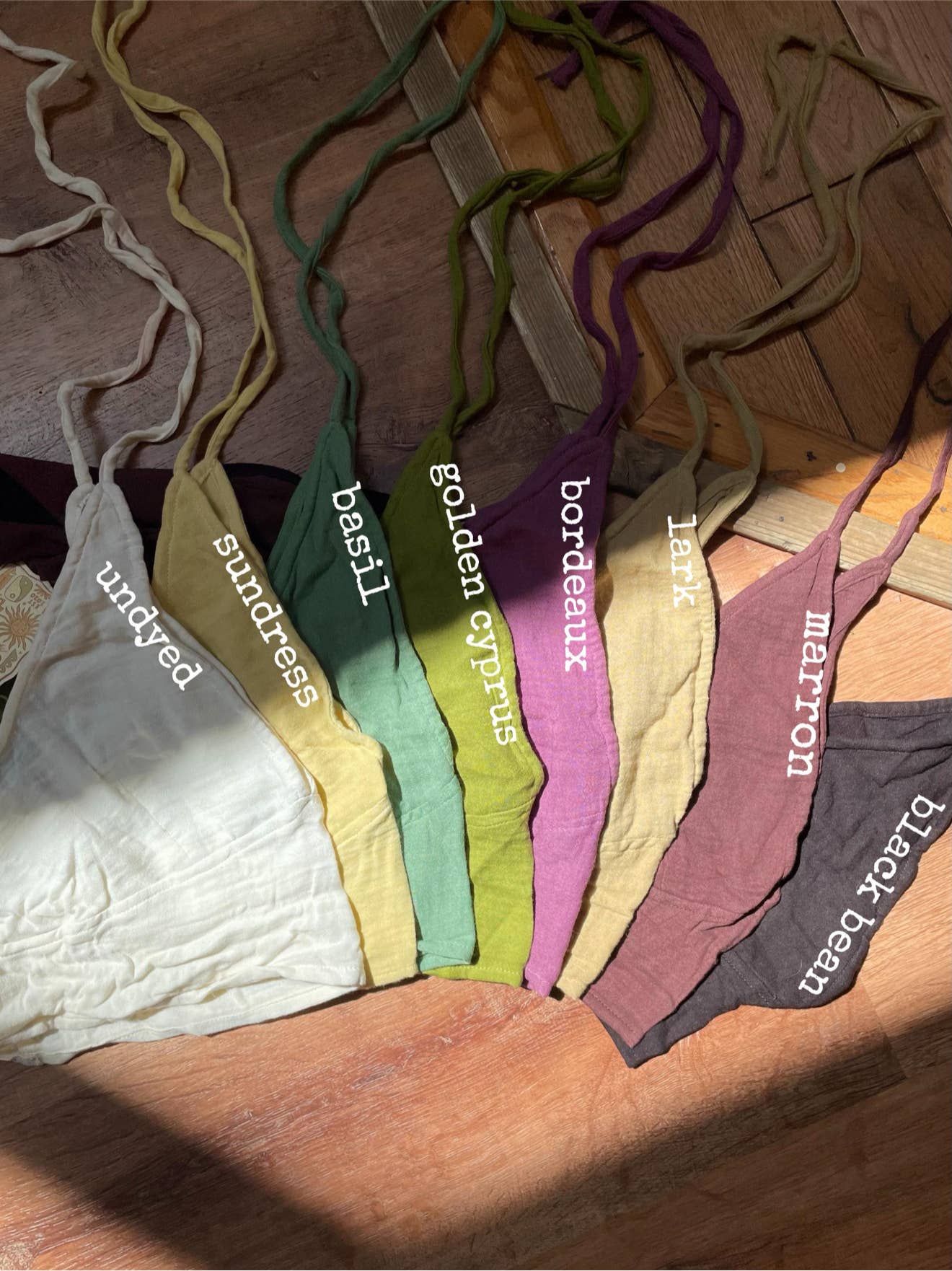 Gardenbelle Shop - Vente Brassière – femme - Soutien-gorge en coton biologique et bambou, haut de soutien-gorge confortable à nouer dans le dos.10