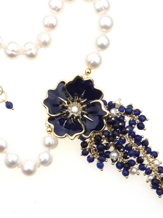 COLLANA (3842) FIORI22 S/S A CLASSIC MICROFUS PETUNIAE per la vendita all'ingrosso da parte di Graziella Braccialini