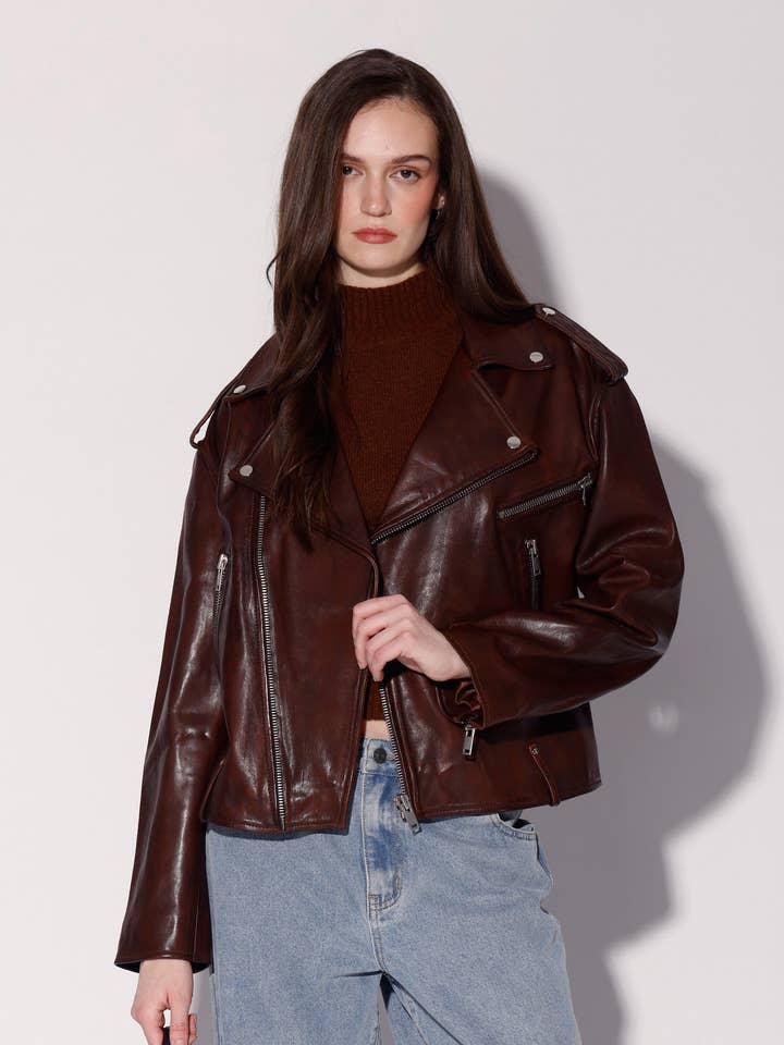 Chaqueta Jett, Óxido - Cuero para venta al por mayor de Walter Baker